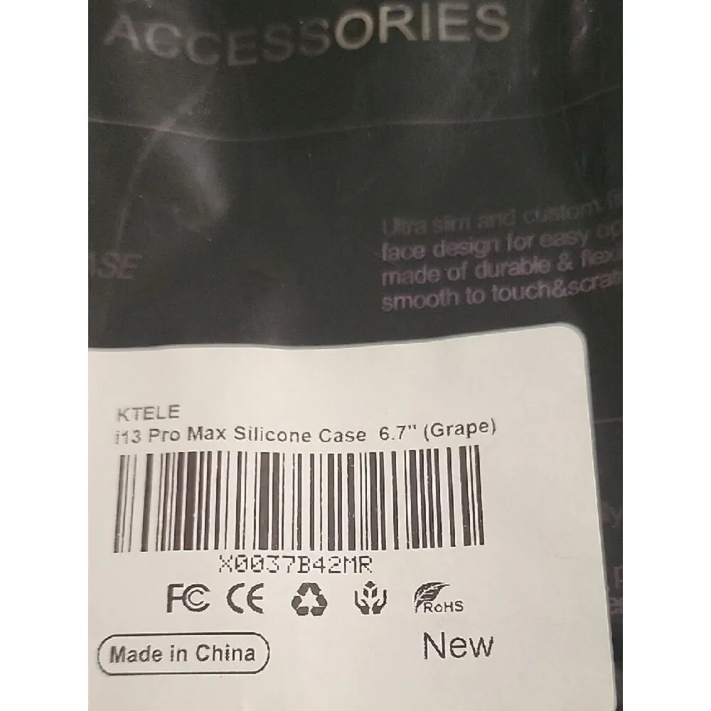 i13 Pro  Purple Silicone Phone Case